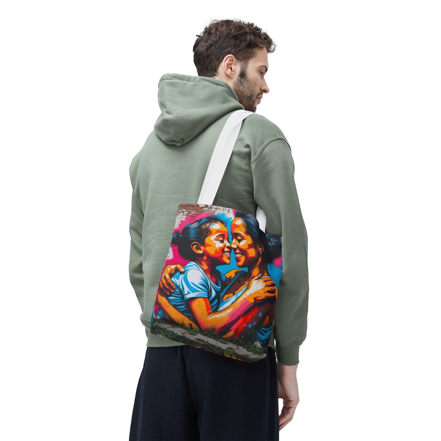 Artistic Surge - Eco-Friendly Canvas Tote Bag - SMILING HUG