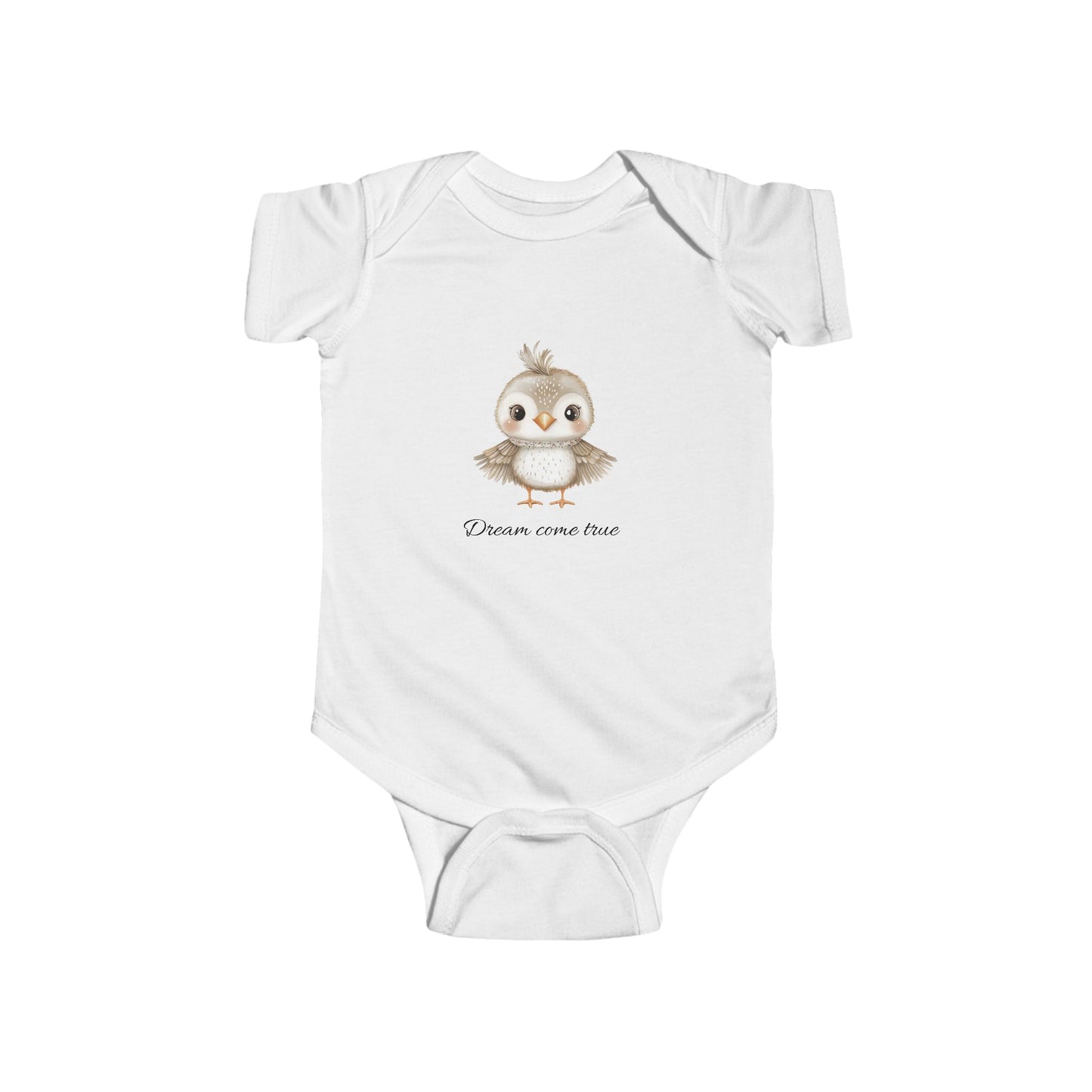 Adorabile body per neonati con motivo a quaglia