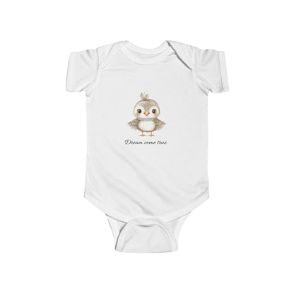 Adorabile body per neonati con motivo a quaglia