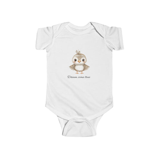 Adorabile body per neonati con motivo a quaglia