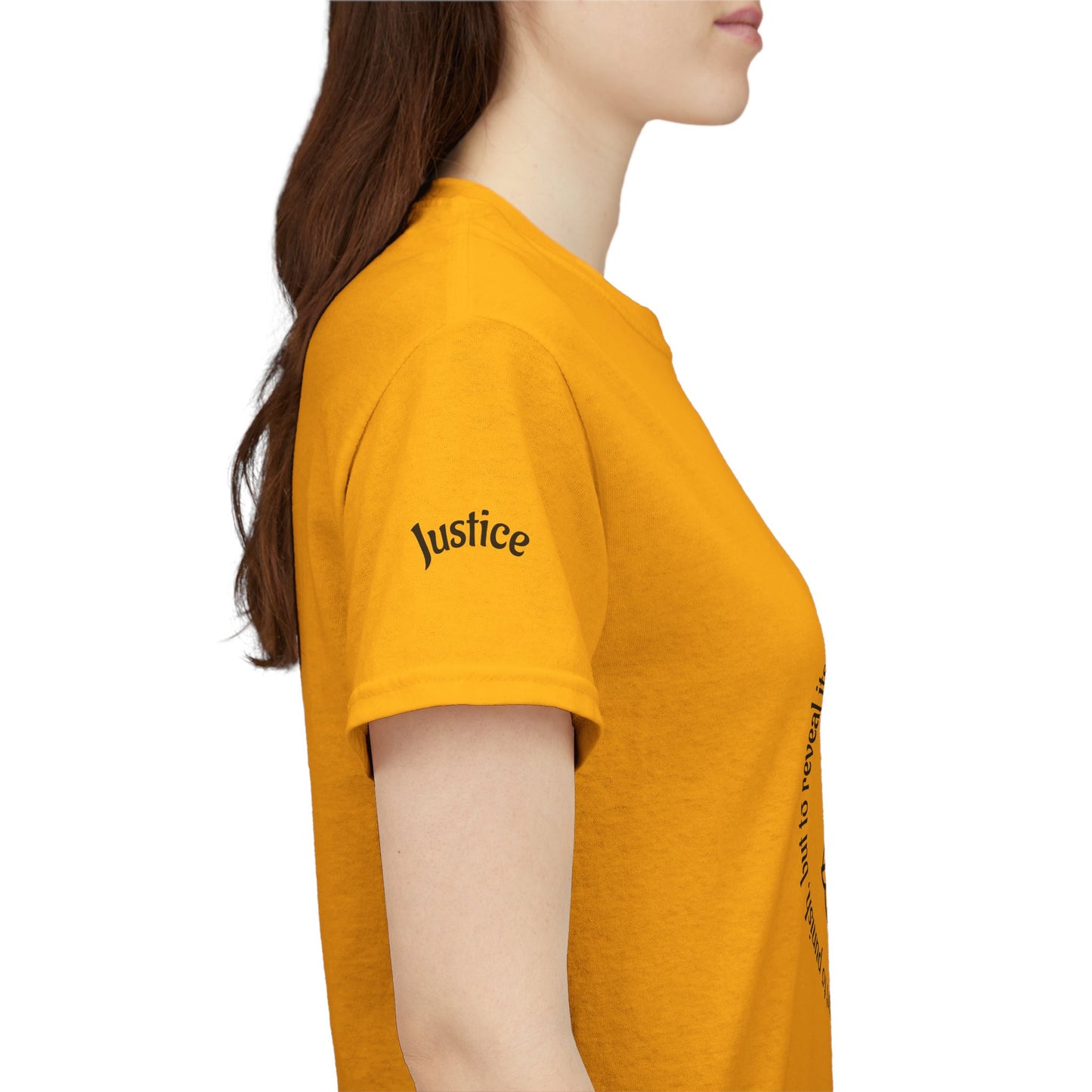 Justice - Maglietta ArcanaPop - Dove la magia dei tarocchi incontra la Pop Art 