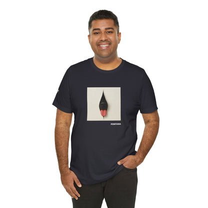 T-Shirt unisex  DOGART - FONTANA - Un dipinto iconico rivisitato con i cani