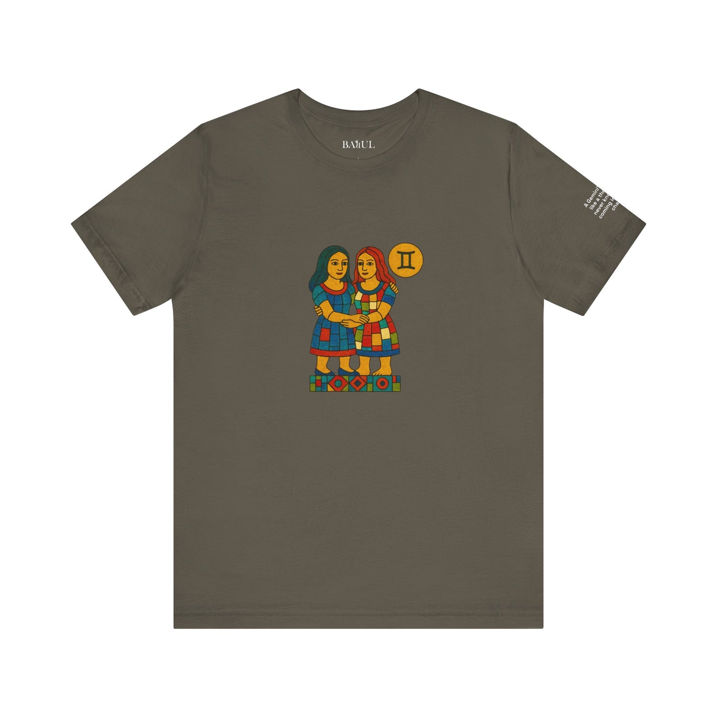 GEMINI - T-shirt, The Zodiac in Colors