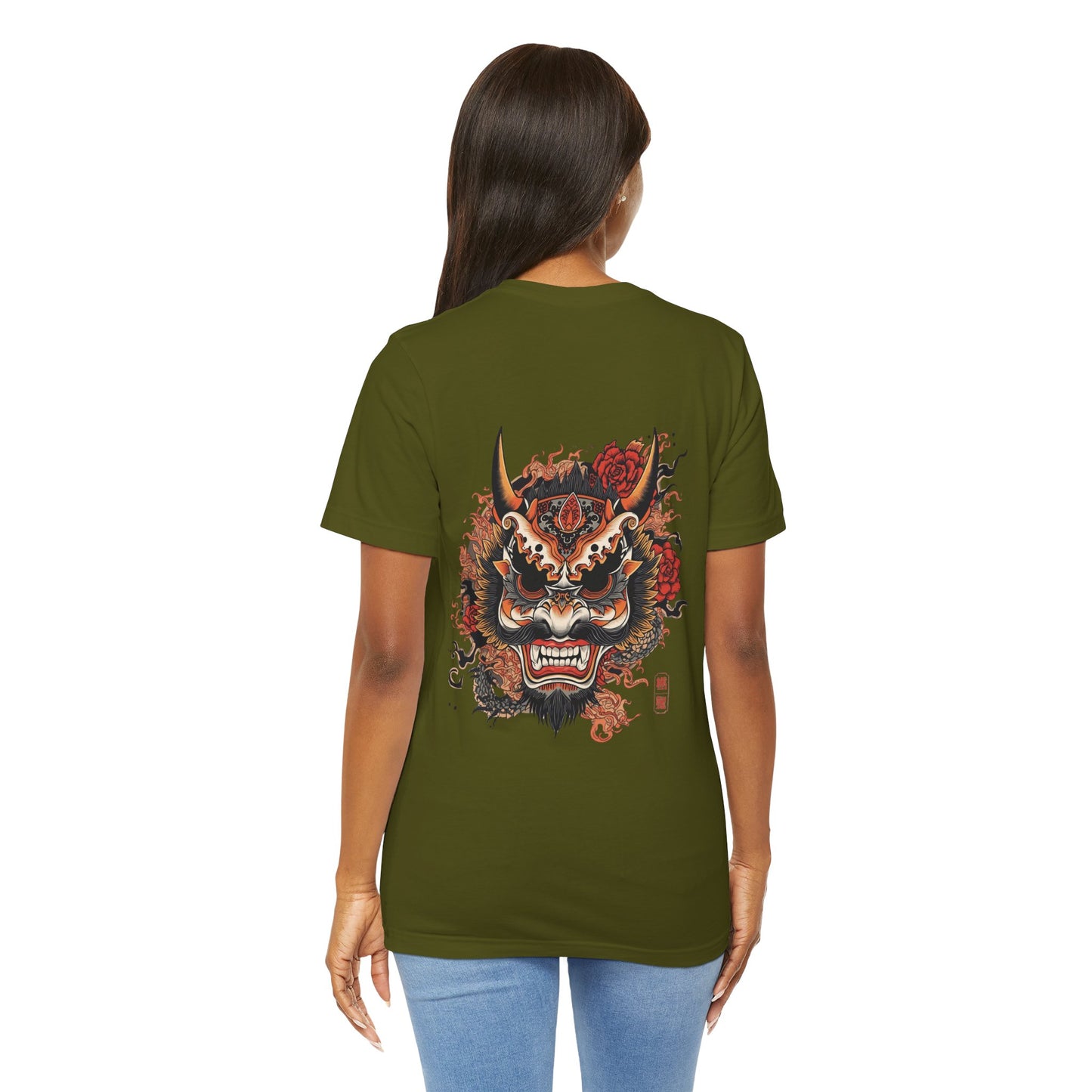 The Bold Oni Mask Streetwear T-Shirt