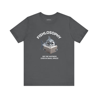 Fishlosophy Unisex Jersey Maglietta a maniche corte – Vedi la vastità anche in spazi ristretti.