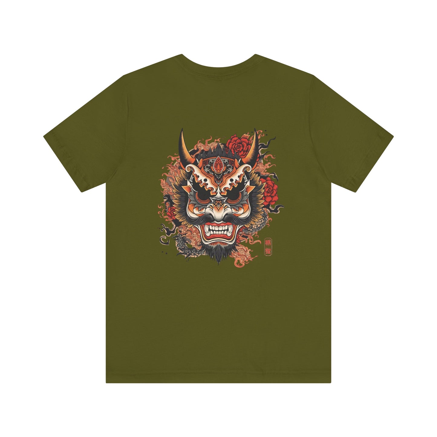 The Bold Oni Mask Streetwear T-Shirt