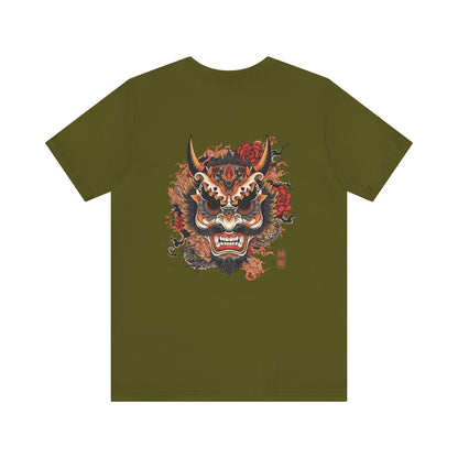 The Bold Oni Mask Streetwear T-Shirt