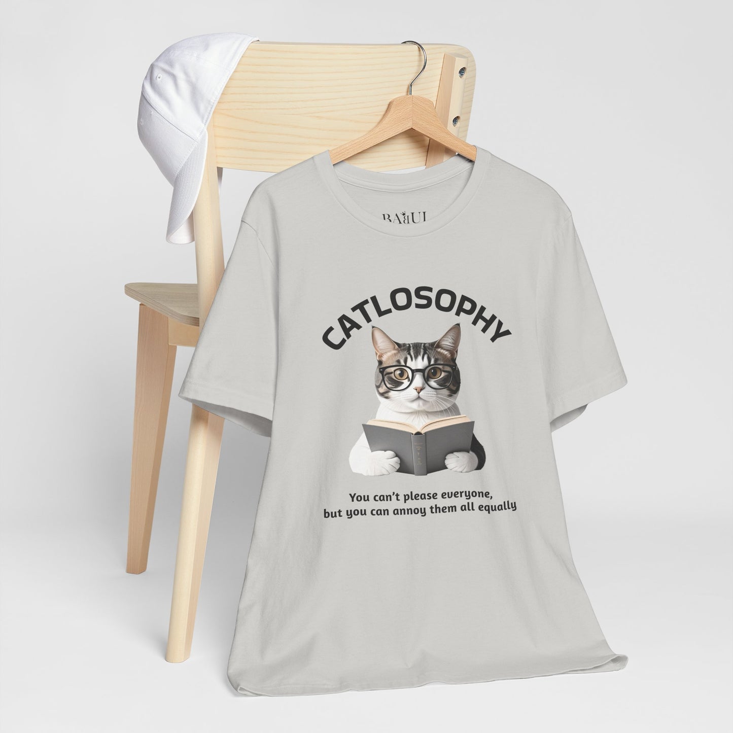 Catlosophy Unisex Jersey Maglietta a maniche corte – Design "Non puoi accontentare tutti"