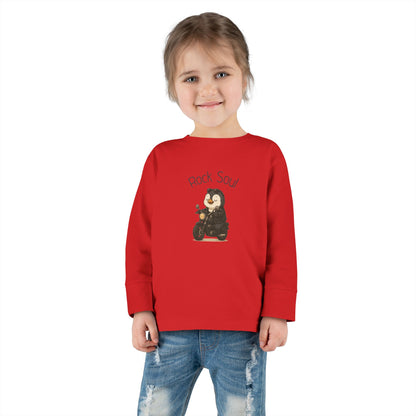 Magliette Rock Soul Kids - Pinguino - Animali dolci con un ritmo ribelle