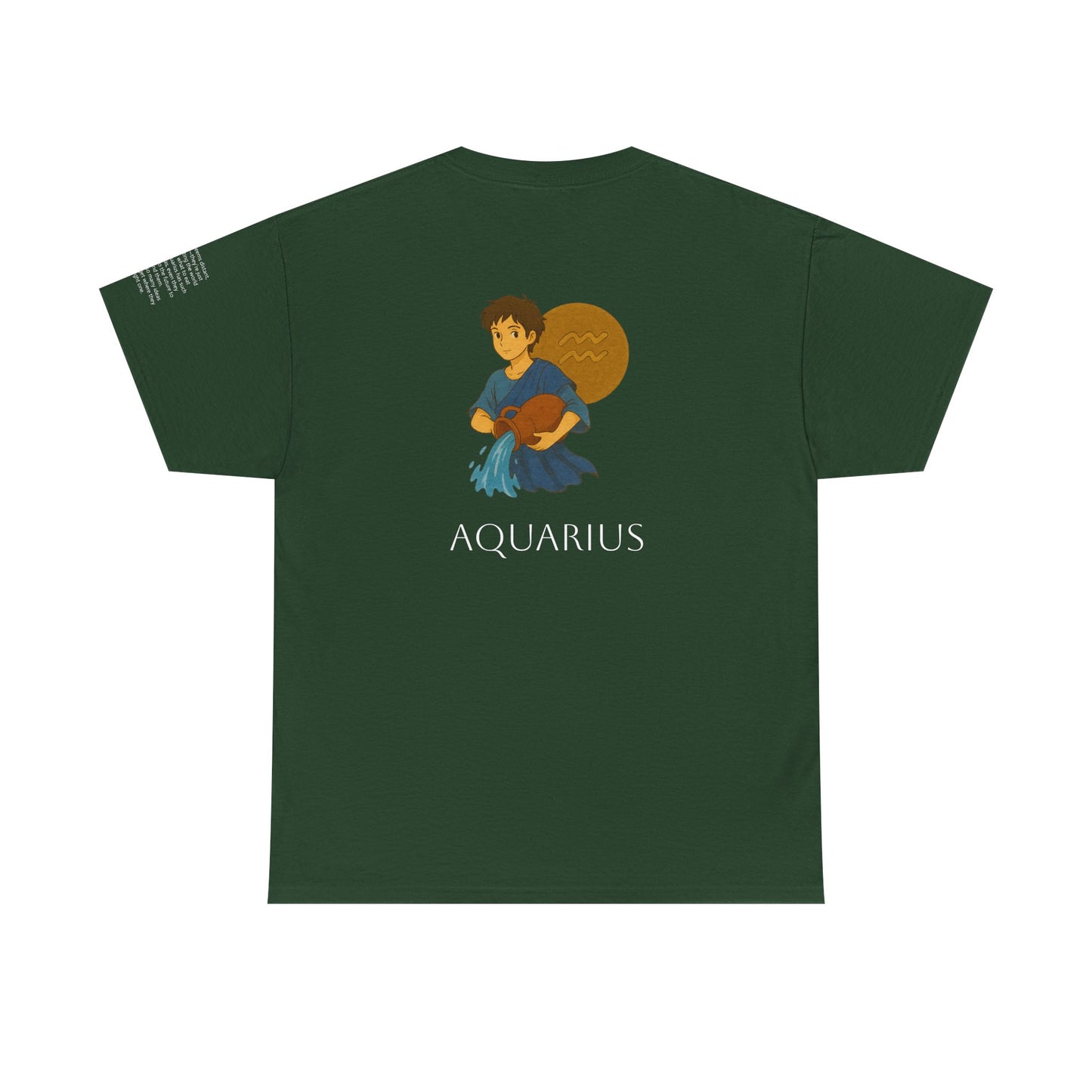 ACQUARIO - T-shirt Zodiacali da sogno: la magia delle stelle in stile Ghibli