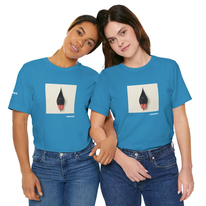 T-Shirt unisex  DOGART - FONTANA - Un dipinto iconico rivisitato con i cani