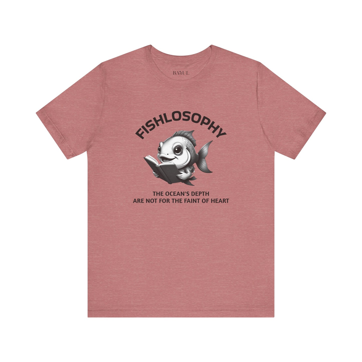 Fishlosophy Unisex Jersey Maglietta a maniche corte – Vedi la vastità anche in piccoli spazi.