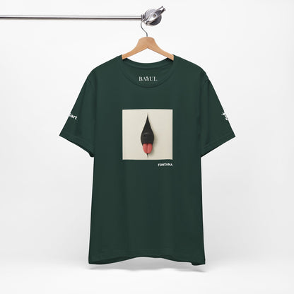 T-Shirt unisex  DOGART - FONTANA - Un dipinto iconico rivisitato con i cani