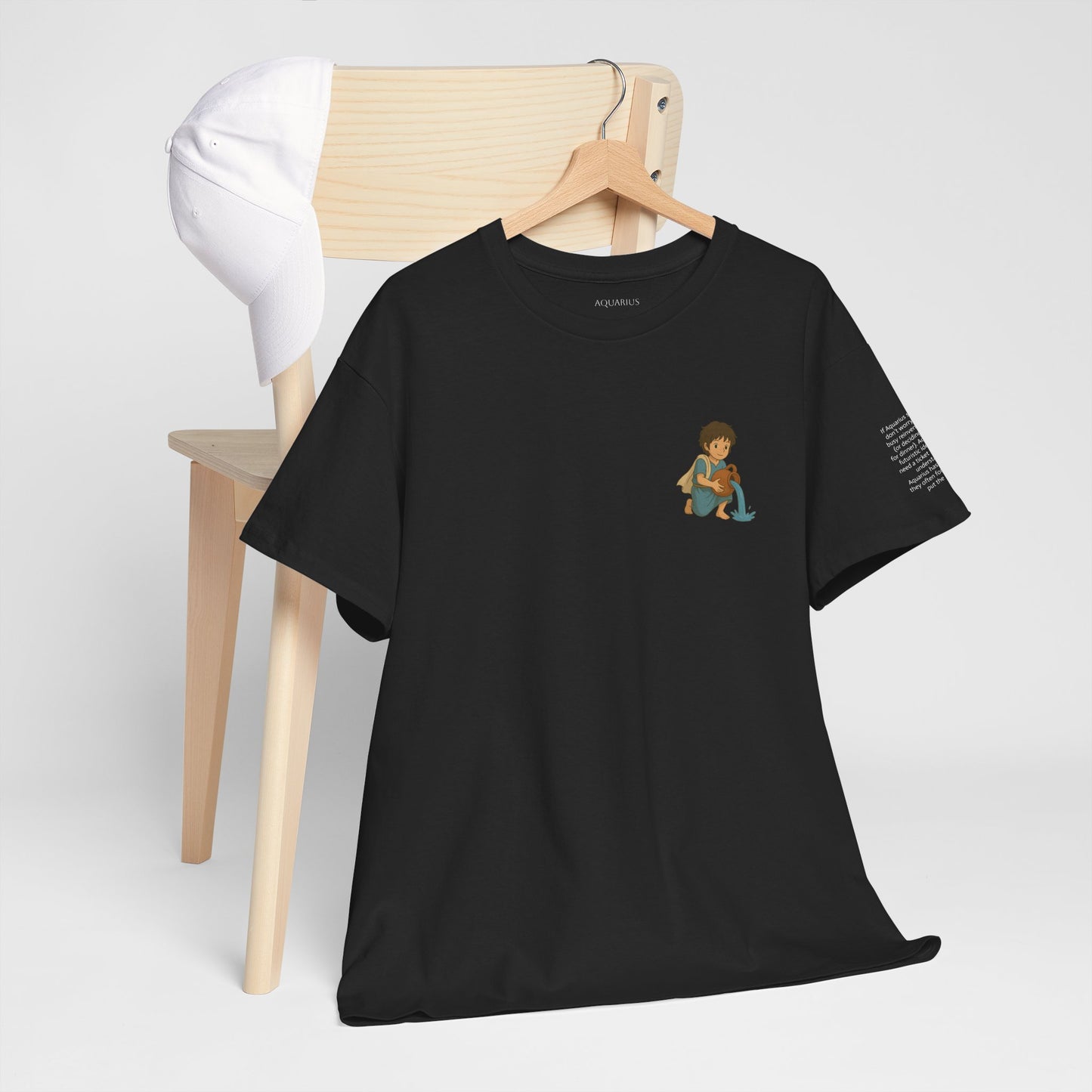 ACQUARIO - T-shirt Zodiacali da sogno: la magia delle stelle in stile Ghibli