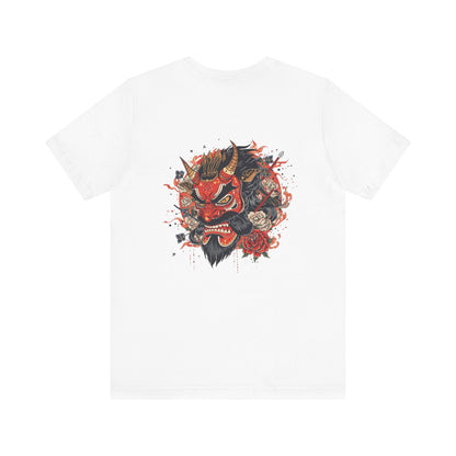 The Bold Oni Mask Streetwear T-Shirt