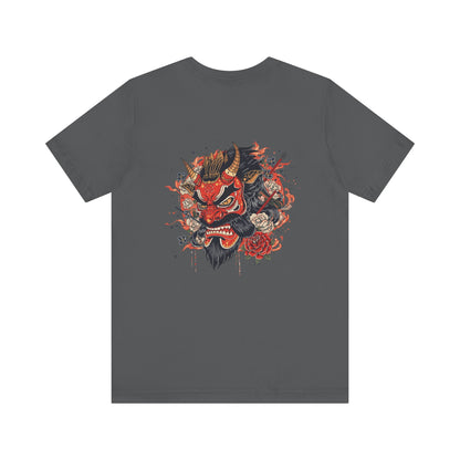 The Bold Oni Mask Streetwear T-Shirt