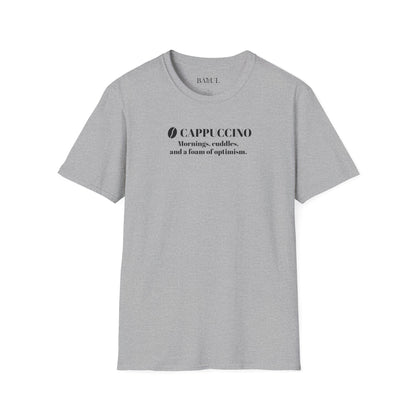 CoffeeTherapy T-Shirt – Irony Is the Best Cure (Right After Coffee)