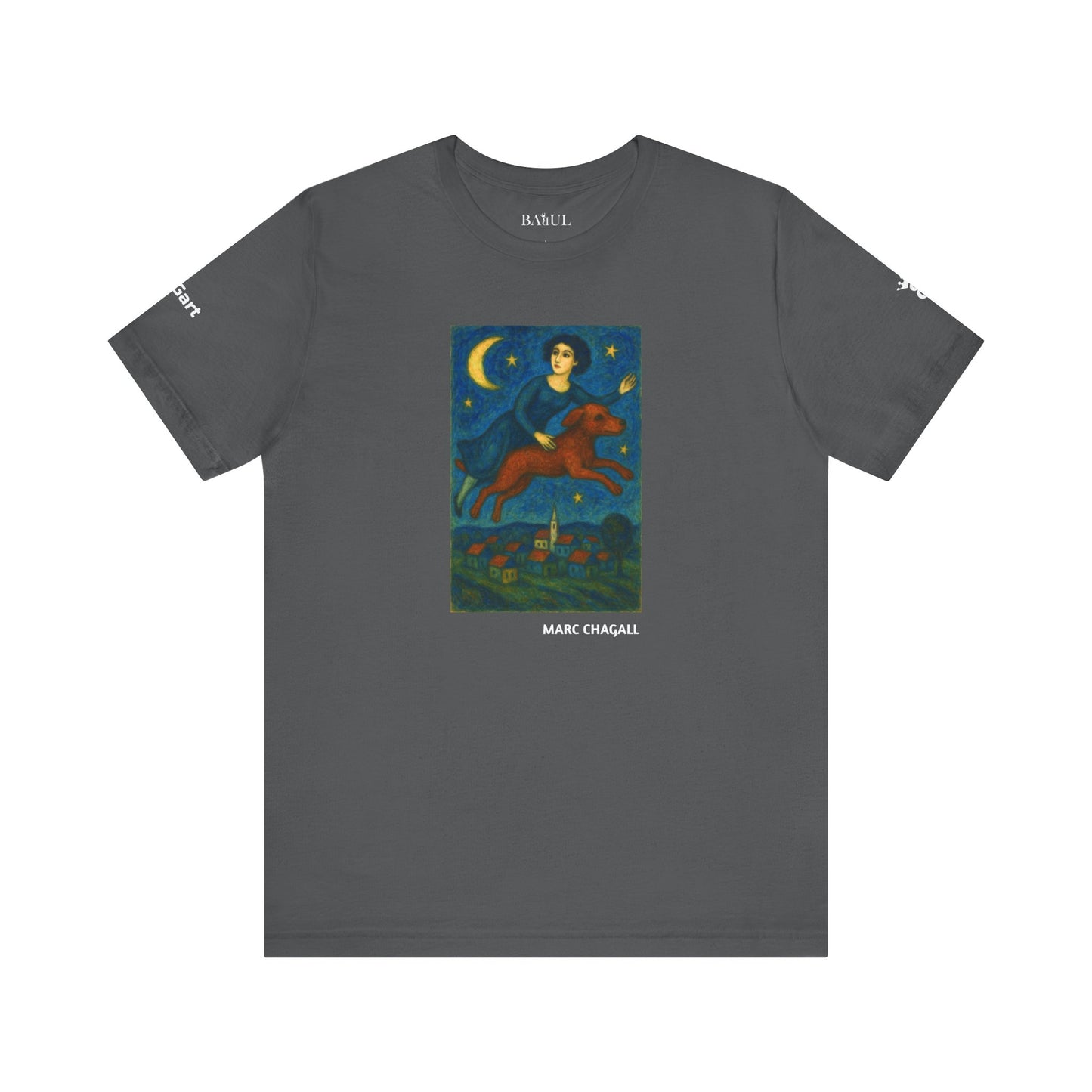T-Shirt unisex  DOGART - MARC CHAGALL - Un dipinto iconico rivisitato con i cani