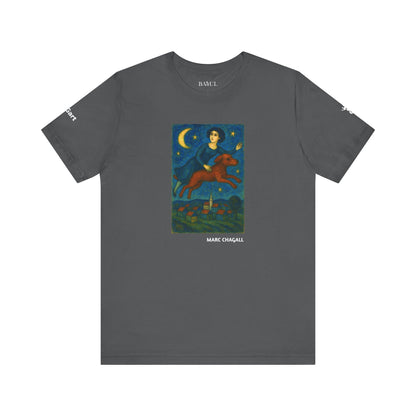T-Shirt unisex  DOGART - MARC CHAGALL - Un dipinto iconico rivisitato con i cani