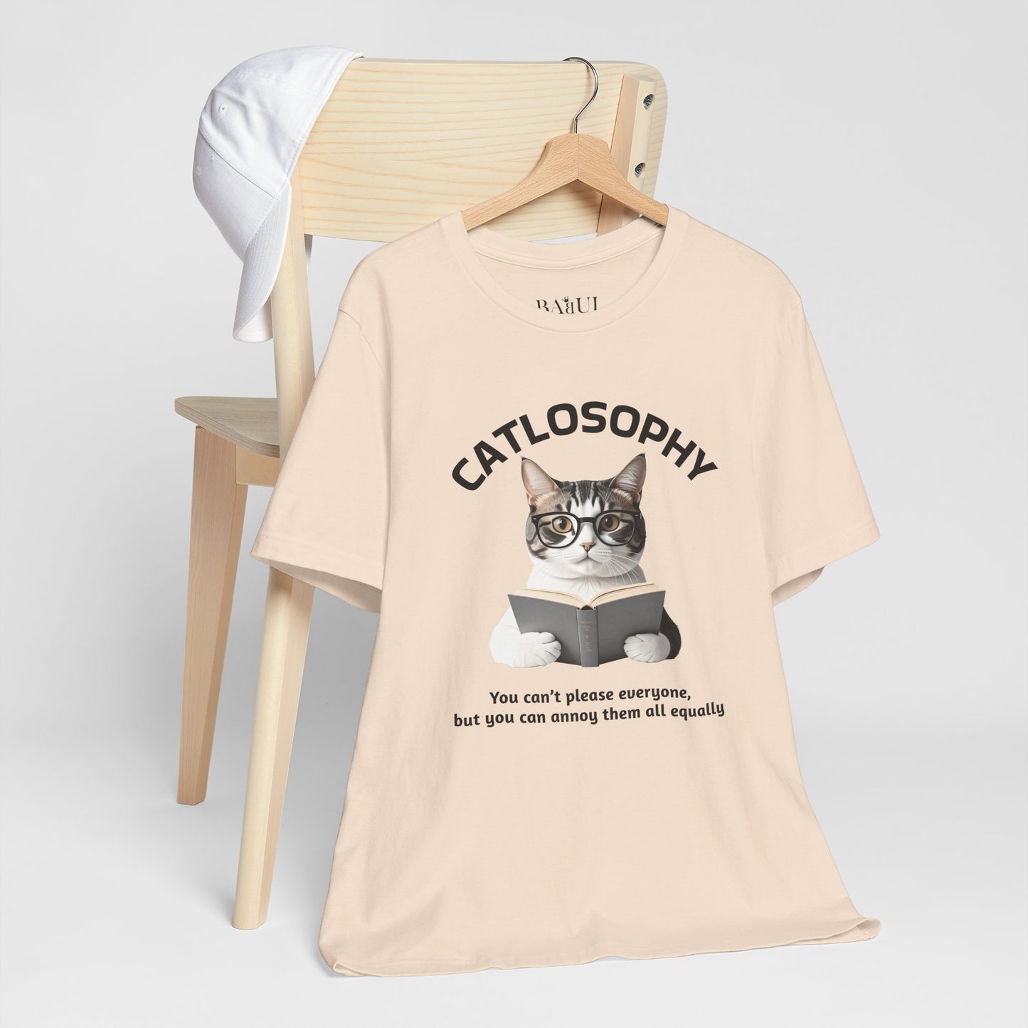 Catlosophy Unisex Jersey Maglietta a maniche corte – Design "Non puoi accontentare tutti"