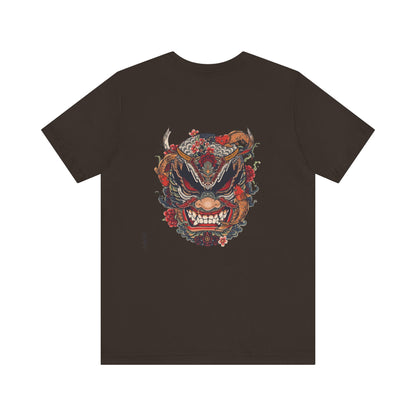 The Bold Oni Mask Streetwear T-Shirt