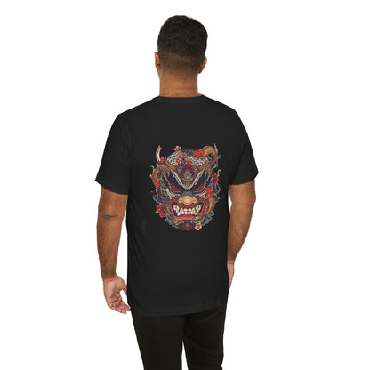 The Bold Oni Mask Streetwear T-Shirt