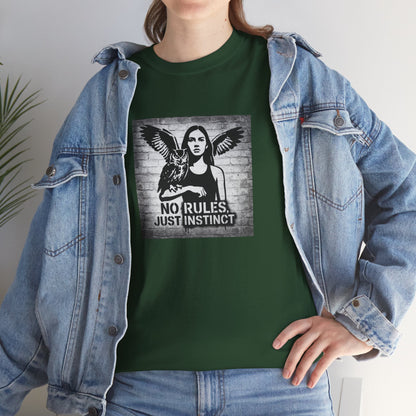 T-shirt Ribelle – Maglietta Unisex in Cotone Pesante per Spiriti Liberi.