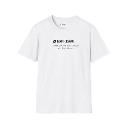CoffeeTherapy T-Shirt – Irony Is the Best Cure (Right After Coffee)