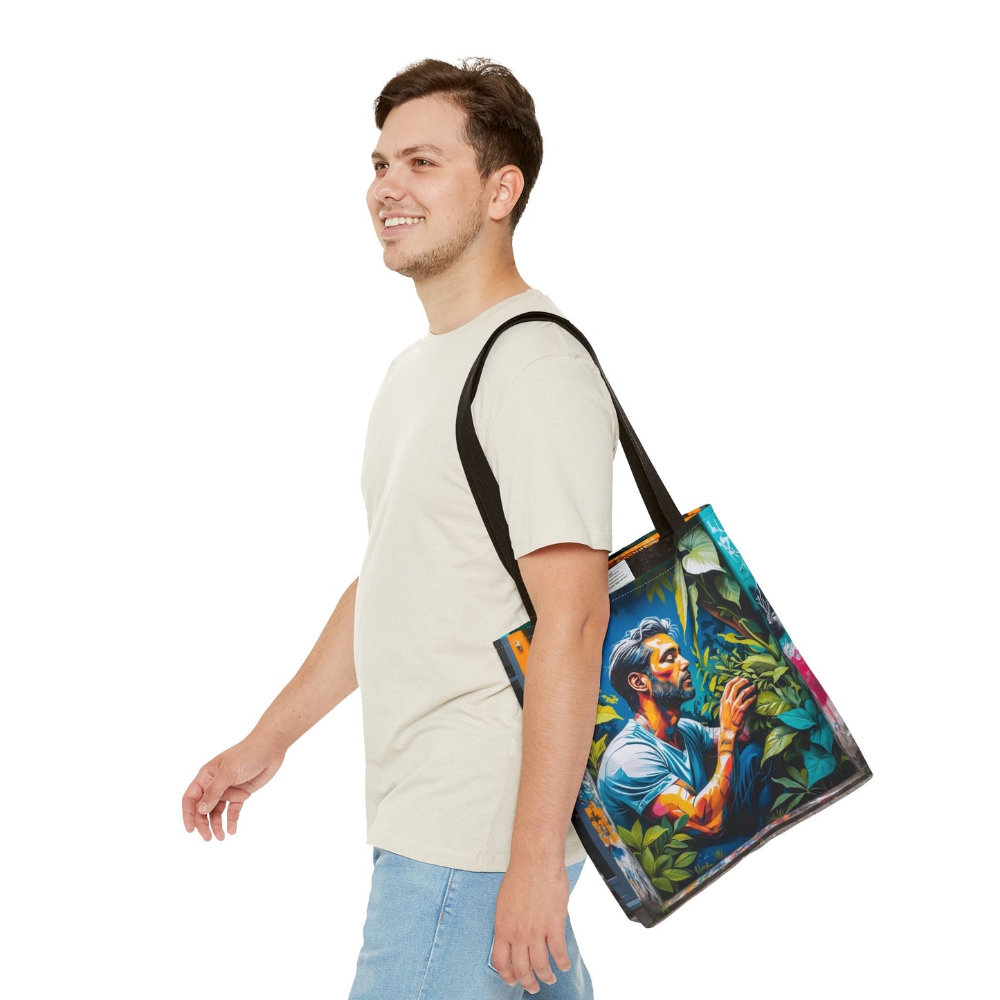 Artistic Surge - Eco-Friendly Canvas Tote Bag - LOVE FOR NATURE