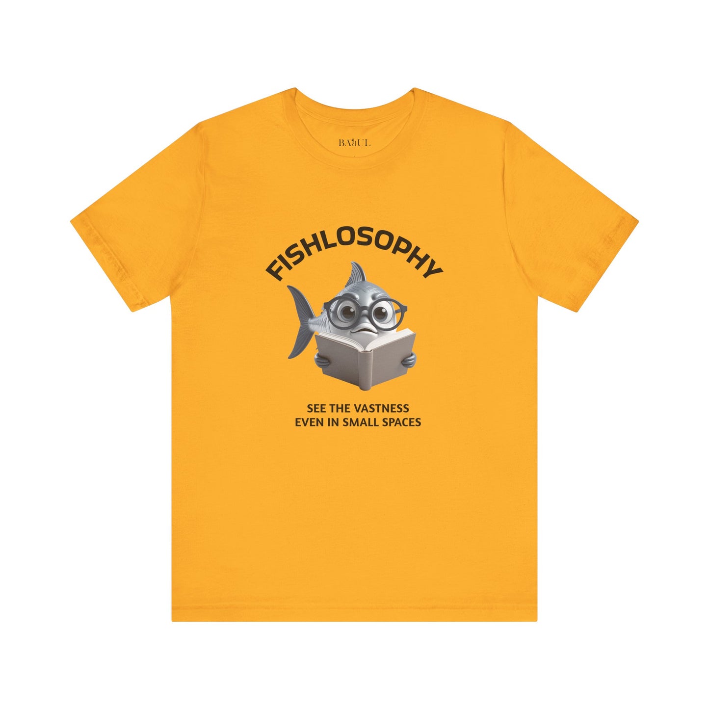 Fishlosophy Unisex Jersey Maglietta a maniche corte – Vedi la vastità anche in spazi ristretti.