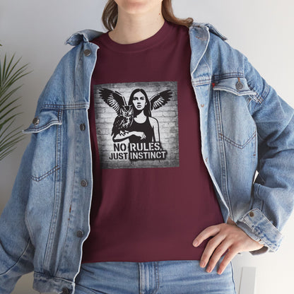 T-shirt Ribelle – Maglietta Unisex in Cotone Pesante per Spiriti Liberi.