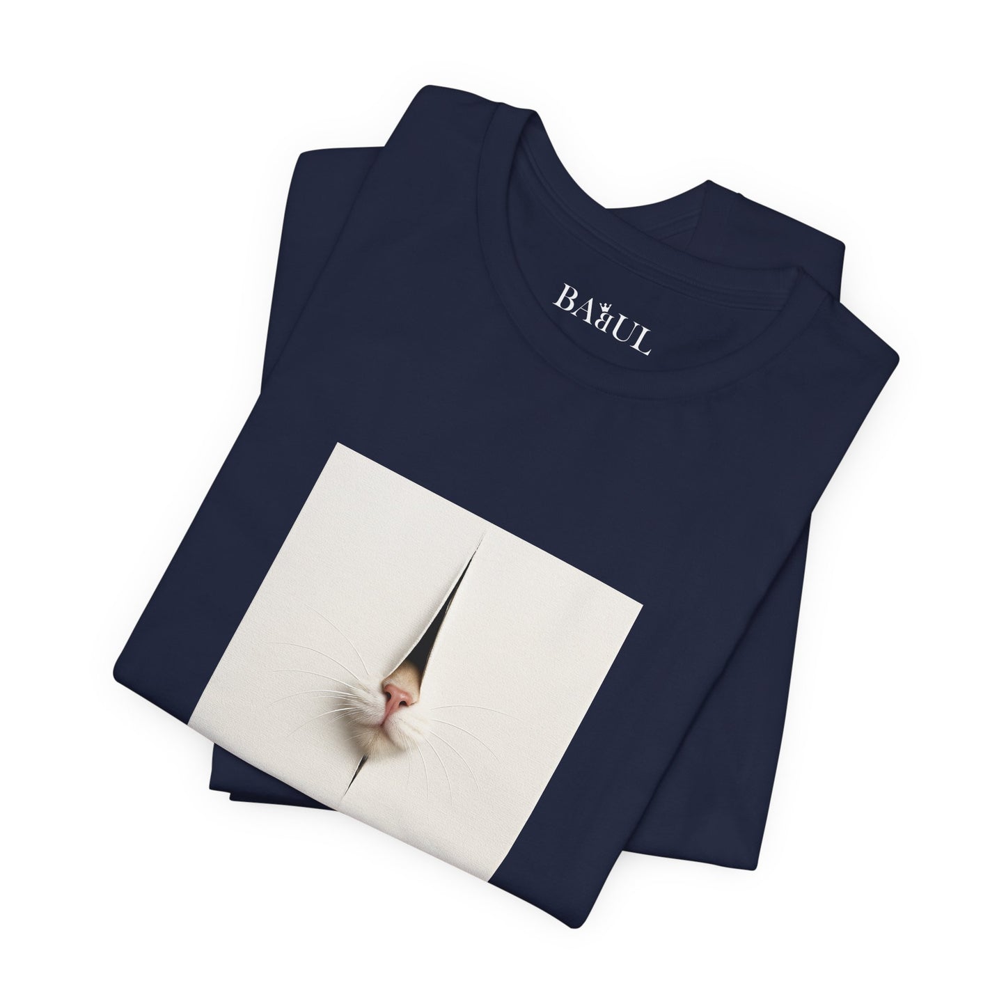 T-shirt unisex CATART - FONTANA - Un dipinto iconico rivisitato con i gatti