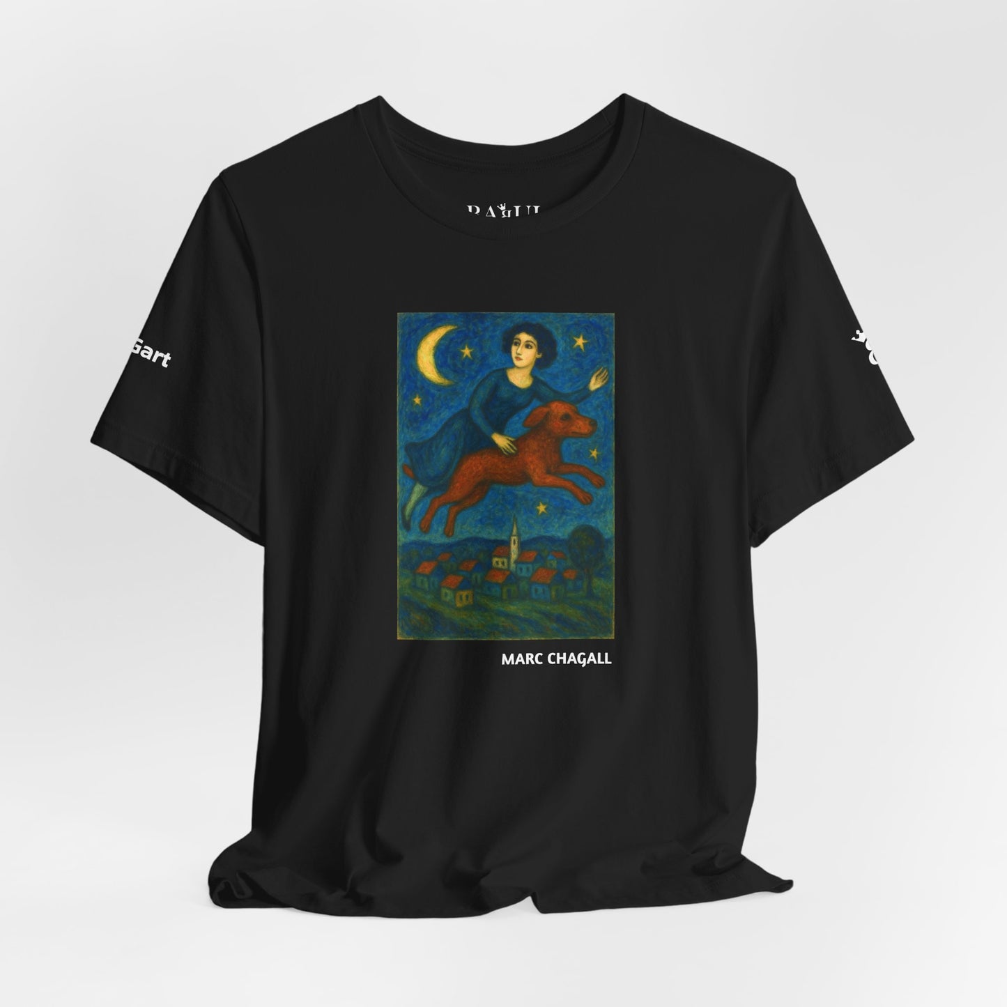 T-Shirt unisex  DOGART - MARC CHAGALL - Un dipinto iconico rivisitato con i cani