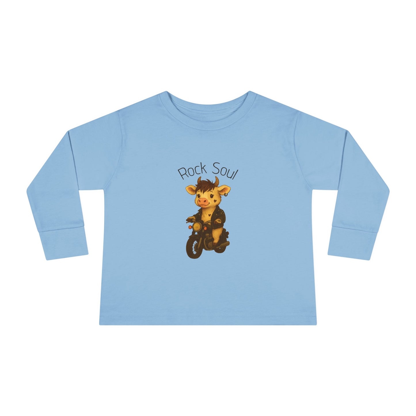 Magliette Rock Soul per bambini - Mucca - Animali dolci con un ritmo ribelle