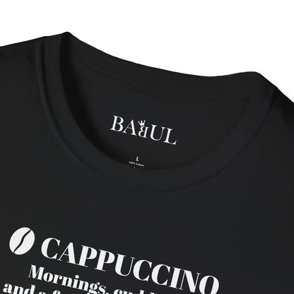 CoffeeTherapy T-Shirt – Irony Is the Best Cure (Right After Coffee)