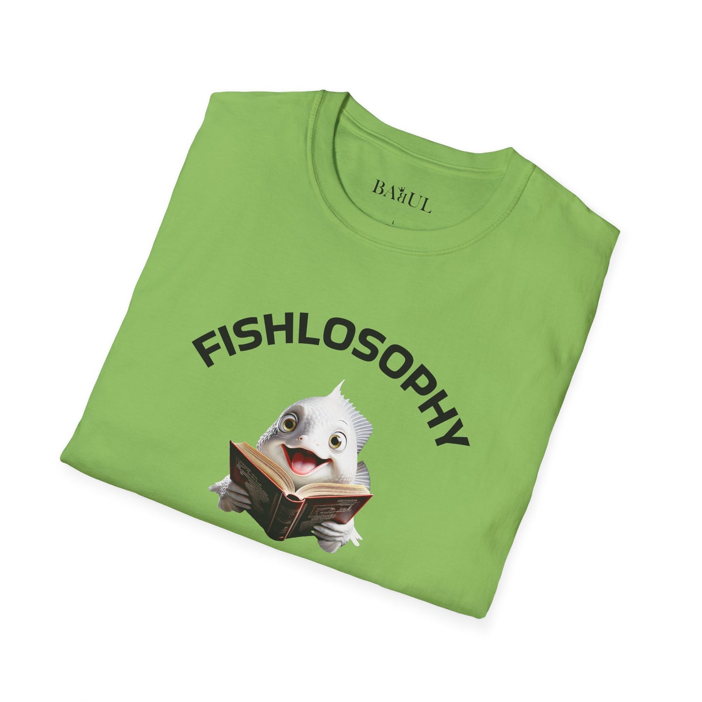 Maglietta unisex Fishlosophy - Design con vibrazioni oceaniche e domande sulla vita - PERLE DI SAGGEZZA DAL MONDO DEI PESCI