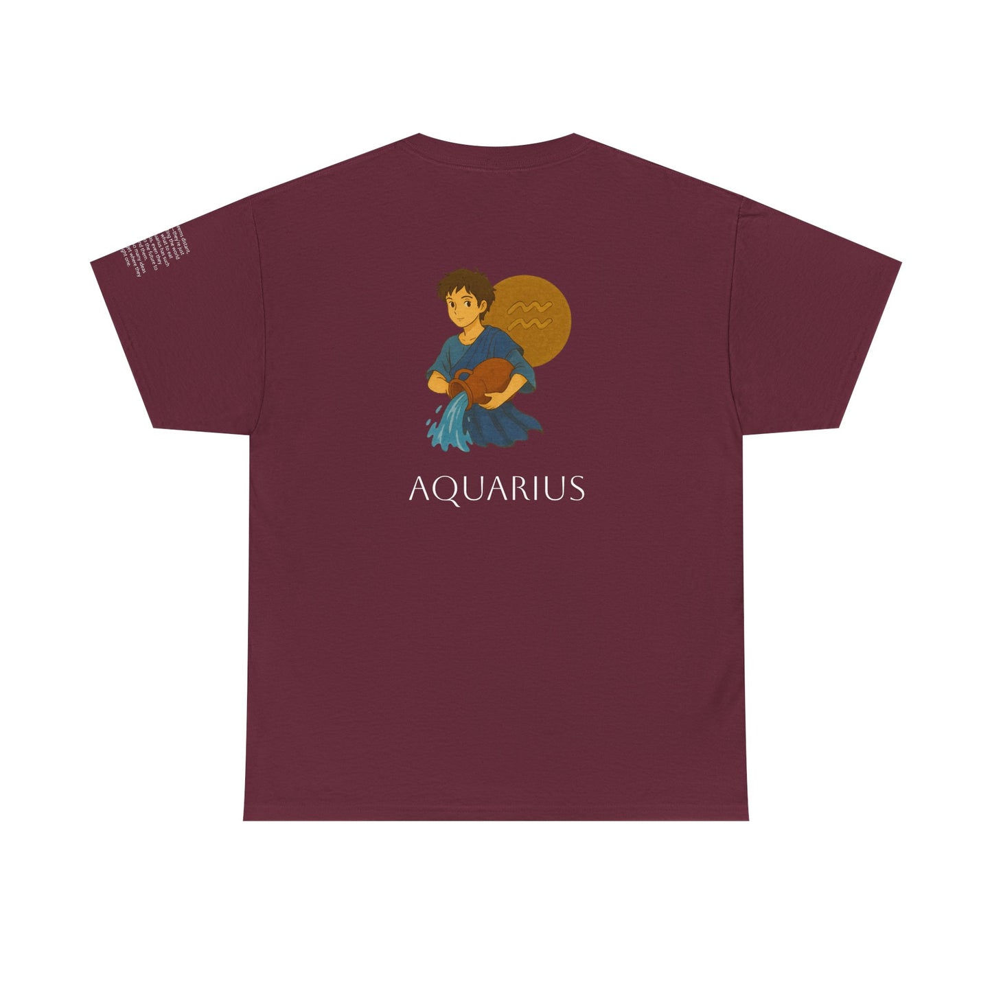 ACQUARIO - T-shirt Zodiacali da sogno: la magia delle stelle in stile Ghibli