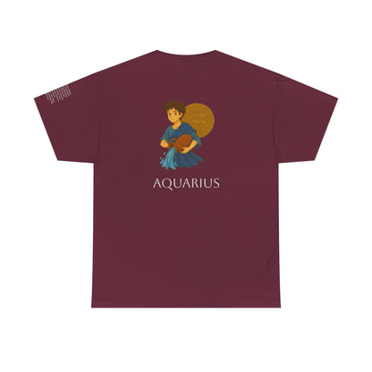 ACQUARIO - T-shirt Zodiacali da sogno: la magia delle stelle in stile Ghibli