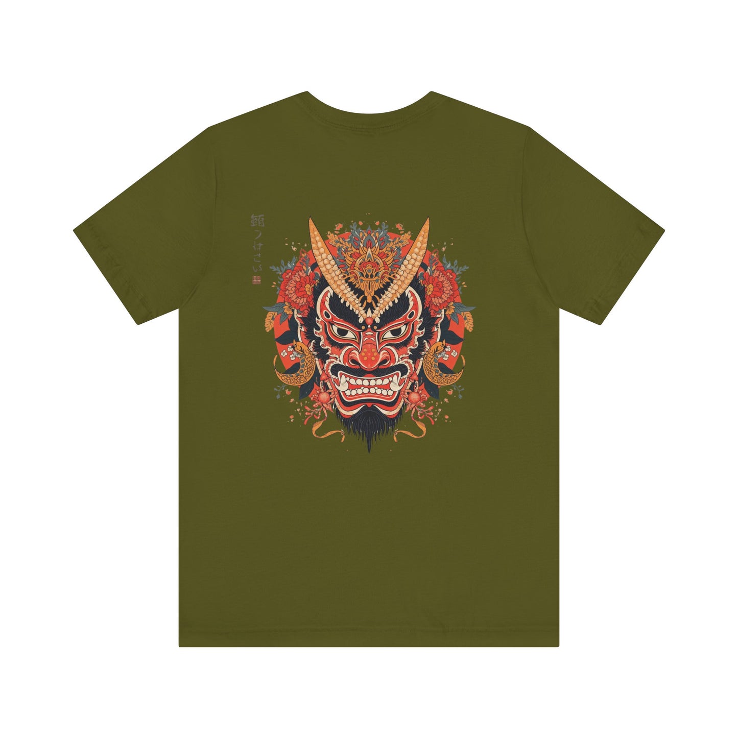 The Bold Oni Mask Streetwear T-Shirt