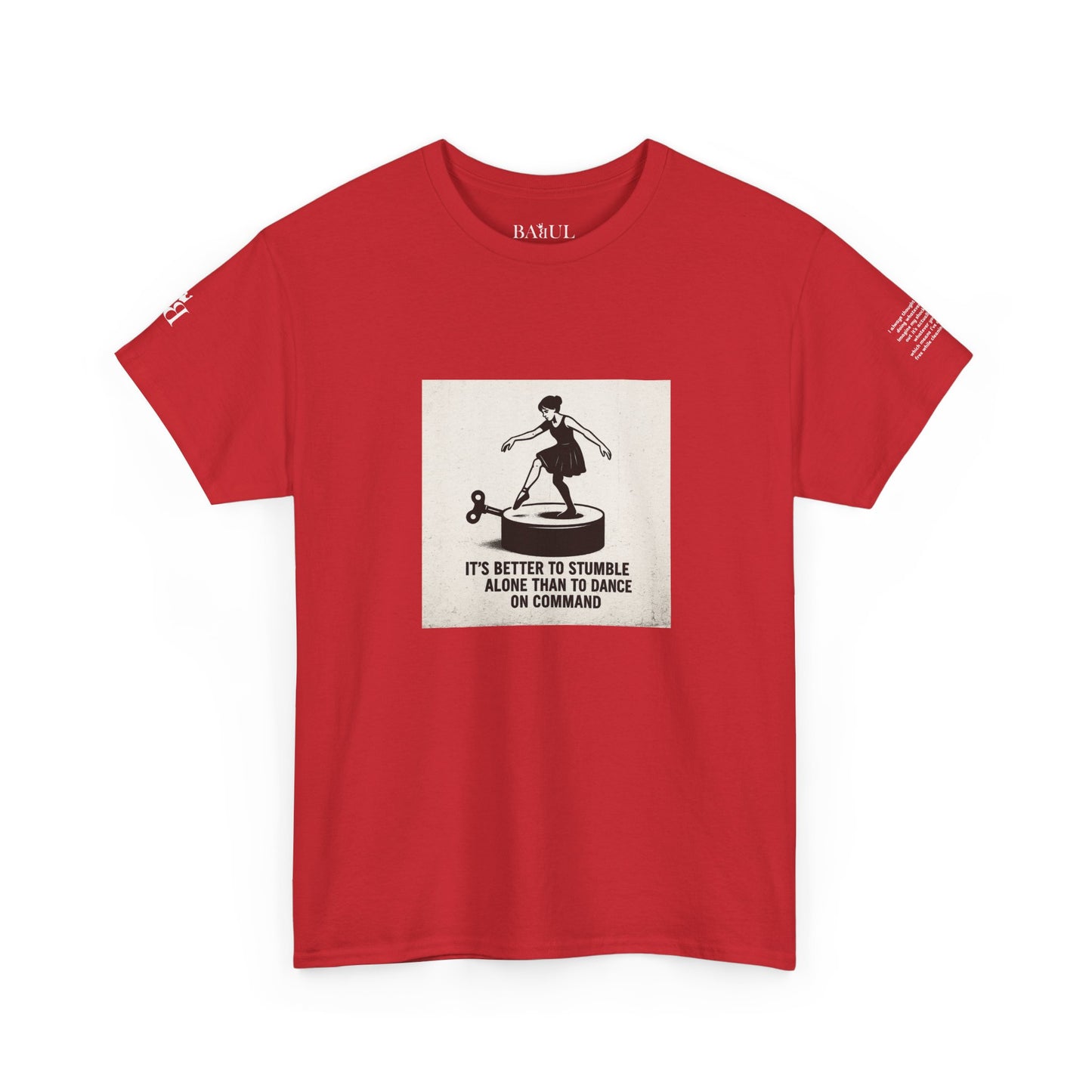 T-shirt Ribelle – Maglietta Unisex in Cotone Pesante per Spiriti Liberi.