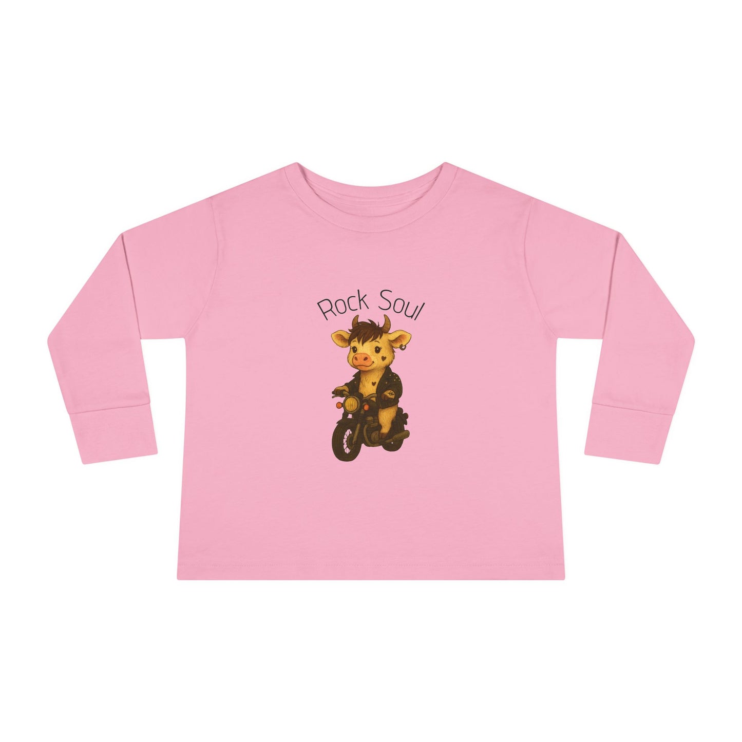 Magliette Rock Soul per bambini - Mucca - Animali dolci con un ritmo ribelle