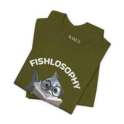 Fishlosophy Unisex Jersey Maglietta a maniche corte – Vedi la vastità anche in spazi ristretti.