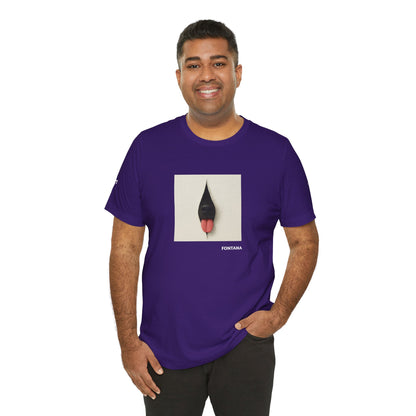 T-Shirt unisex  DOGART - FONTANA - Un dipinto iconico rivisitato con i cani