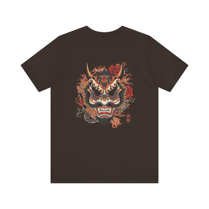 The Bold Oni Mask Streetwear T-Shirt