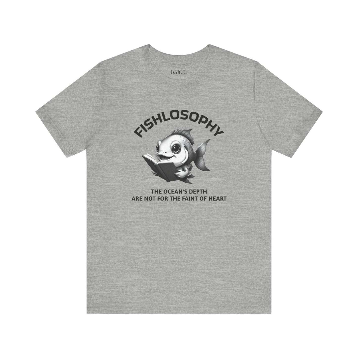 Fishlosophy Unisex Jersey Maglietta a maniche corte – Vedi la vastità anche in piccoli spazi.