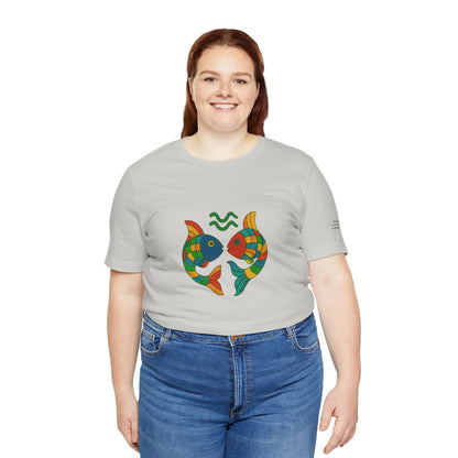 PISCES - T-shirt, The Zodiac in Colors