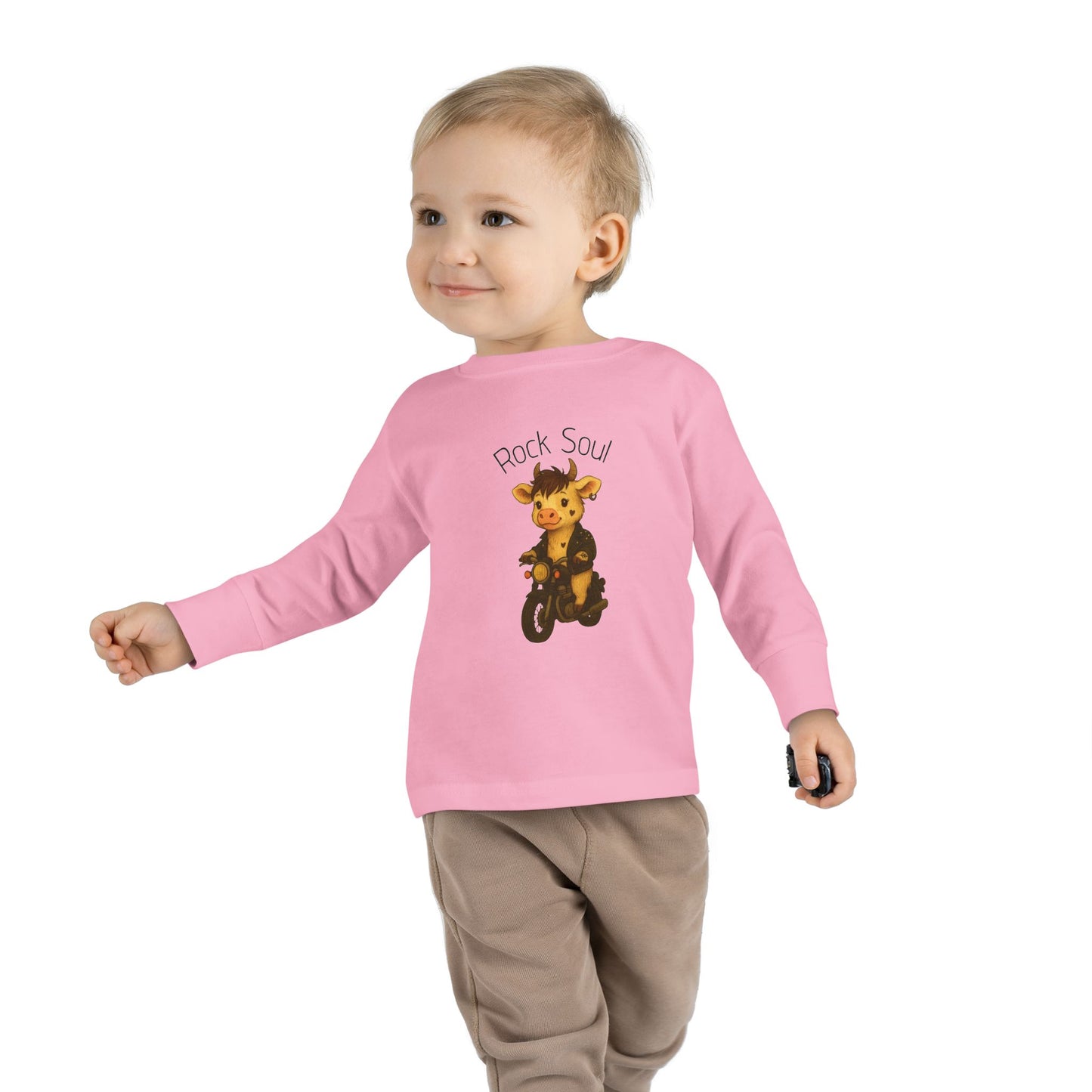 Magliette Rock Soul per bambini - Mucca - Animali dolci con un ritmo ribelle