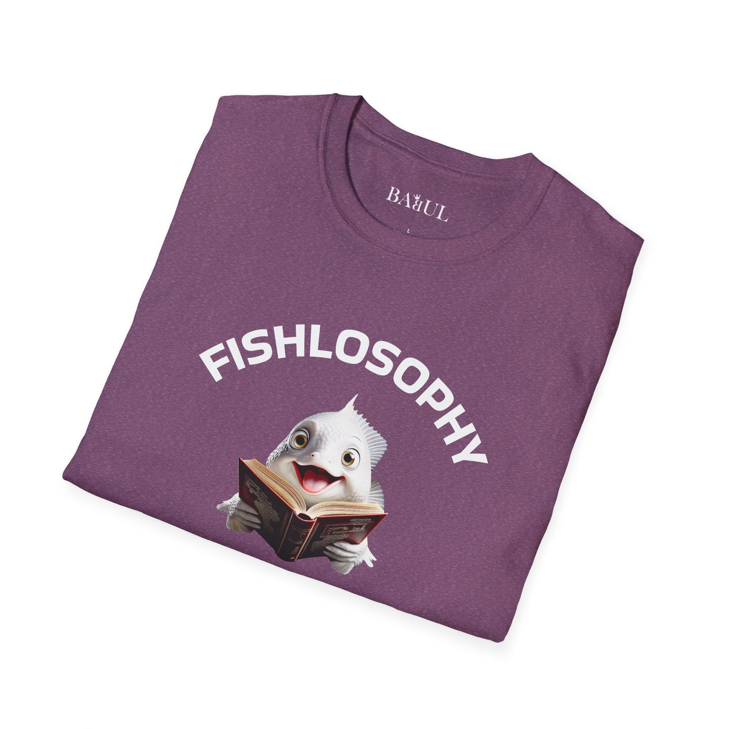 Maglietta unisex Fishlosophy - Design con vibrazioni oceaniche e domande sulla vita - PERLE DI SAGGEZZA DAL MONDO DEI PESCI