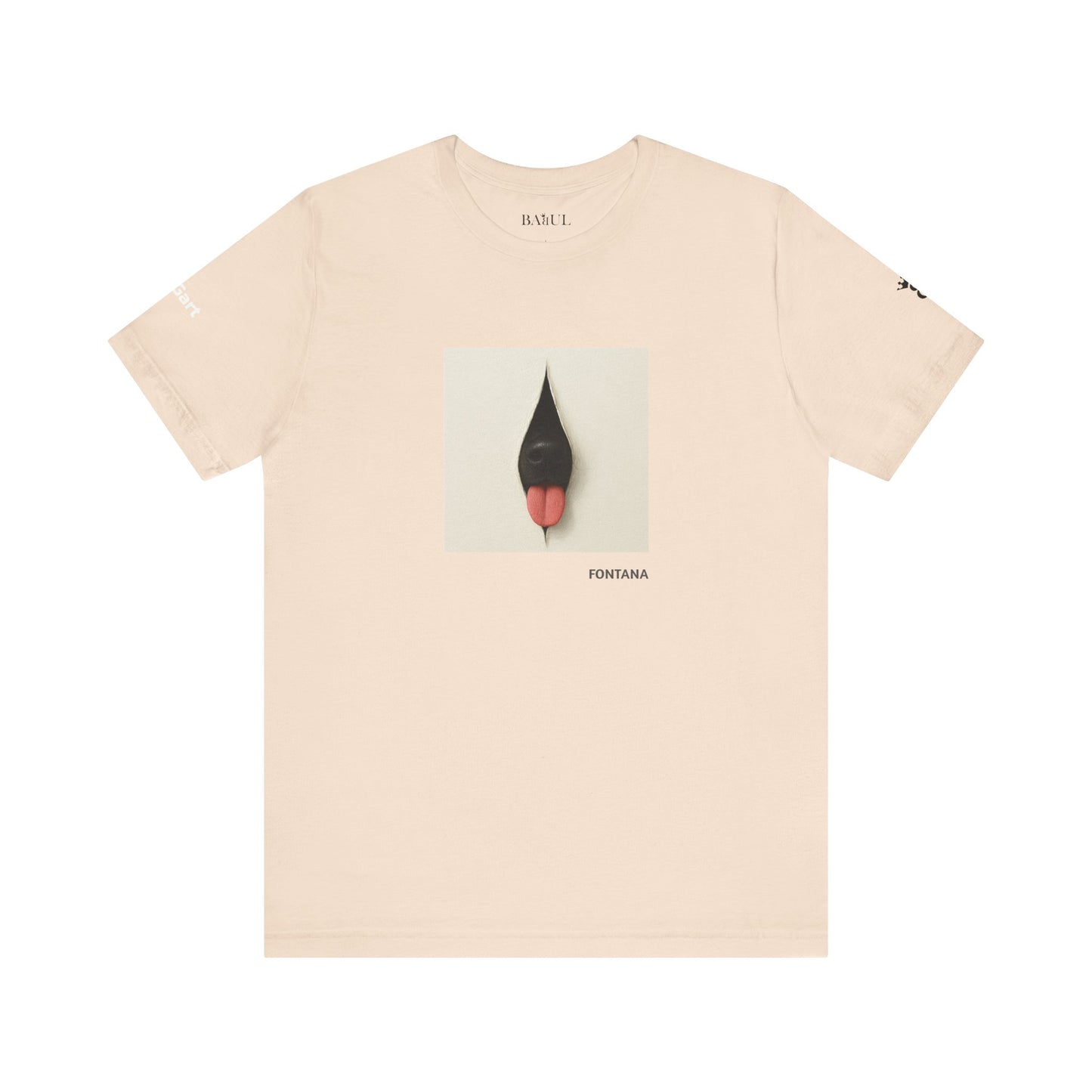 T-Shirt unisex  DOGART - FONTANA - Un dipinto iconico rivisitato con i cani