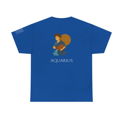 ACQUARIO - T-shirt Zodiacali da sogno: la magia delle stelle in stile Ghibli